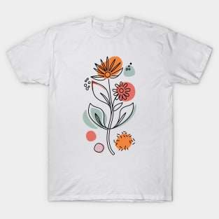 Rising Flower (Orginal Colors) T-Shirt